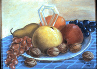 fruit and nuts still life